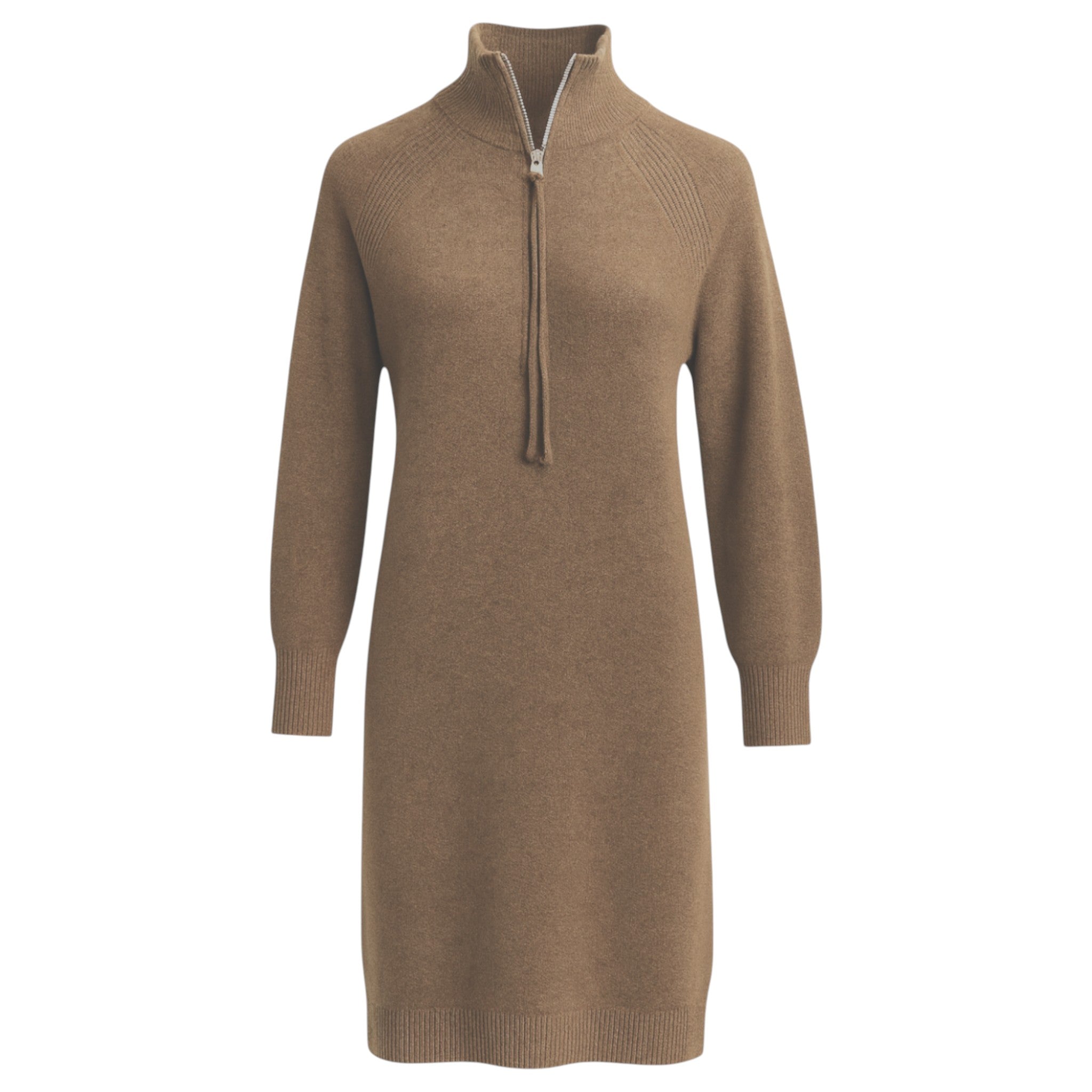 Ladies Classic 3/4 Zip Jumper Dress